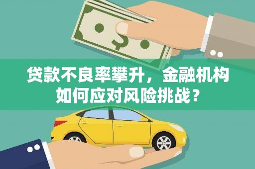 华县贷款不良率攀升，金融机构如何应对风险挑战？